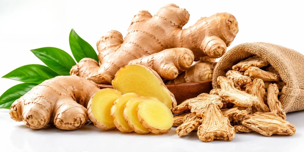 Premium African fresh and dried ginger root for international markets by BV Consulting Ltd